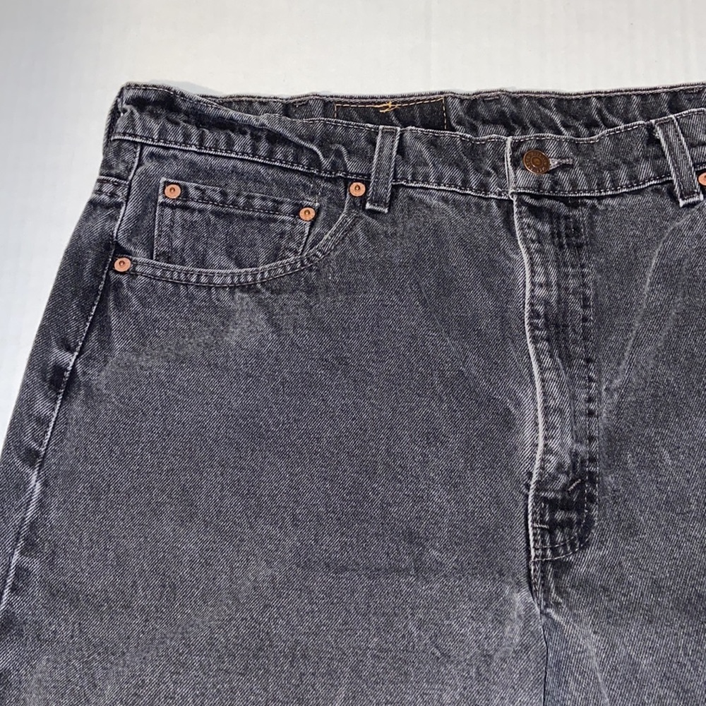 Vintage Levi’s 550 Men’s Size W 40 L 32 Black Denim Jeans - Picture 6 of 13